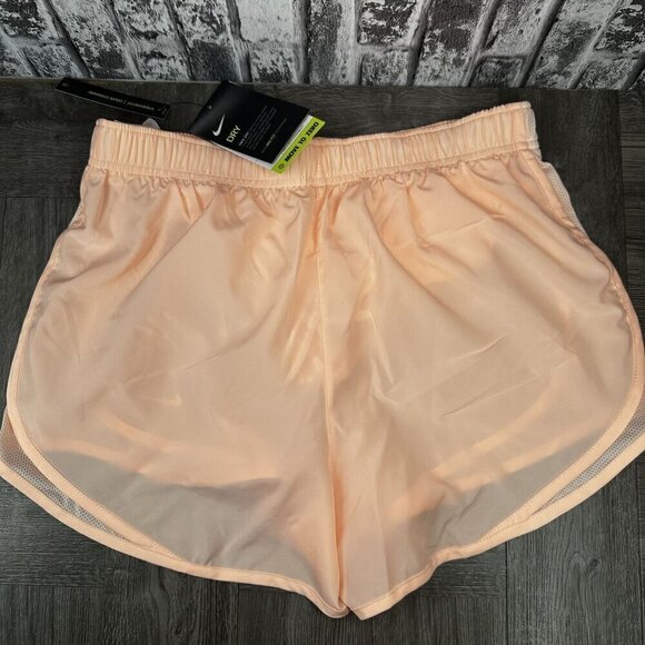 Nike Women's size Medium Dri-fit Tempo Track 3.5 Shorts Arctic Orange - Picture 3 of 7